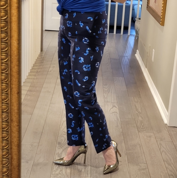 NWT 100% Silk Pants - Mademoiselle by Tara Jarmon - Picture 1 of 10